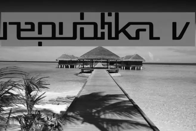 Republika V フォント examples