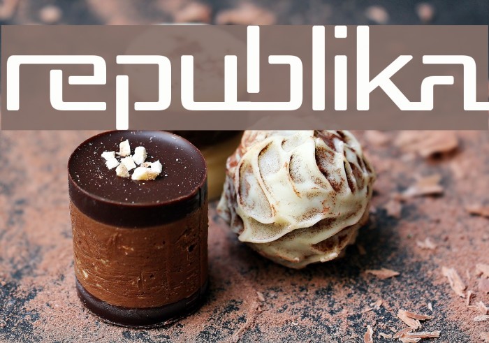 Republika Font examples