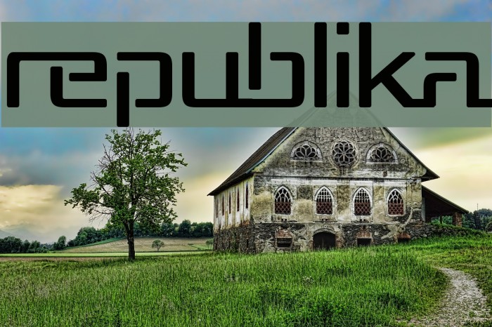 Republika Font examples