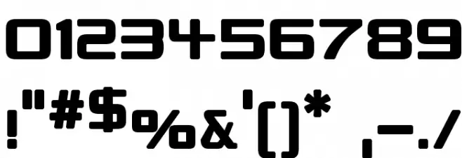 Republikaps Bold Font OTHER CHARS