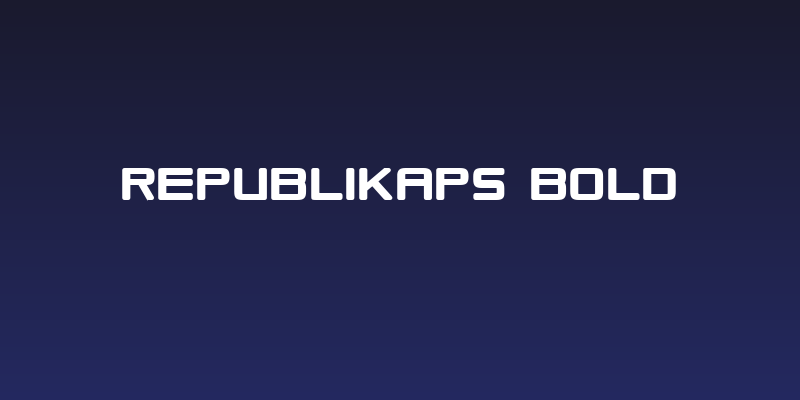 Republikaps Bold Social Header