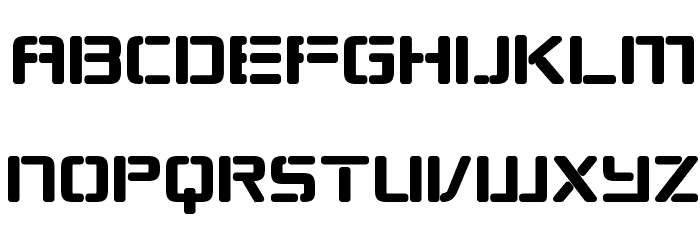 Republikaps Bold Font LOWERCASE
