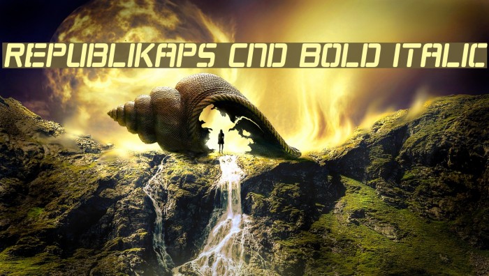Republikaps Cnd Bold Italic Example 2