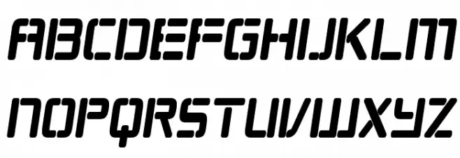 Republikaps Cnd Bold Italic Fonte MINÚSCULAS