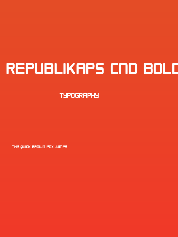 Republikaps Cnd Bold Poster