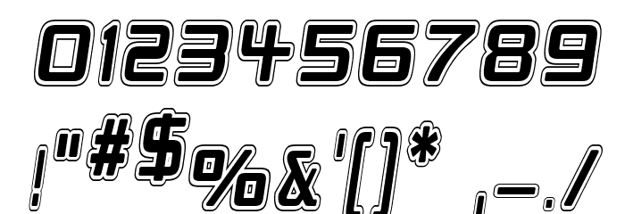 Republikaps Cnd - College Italic Font OTHER CHARS
