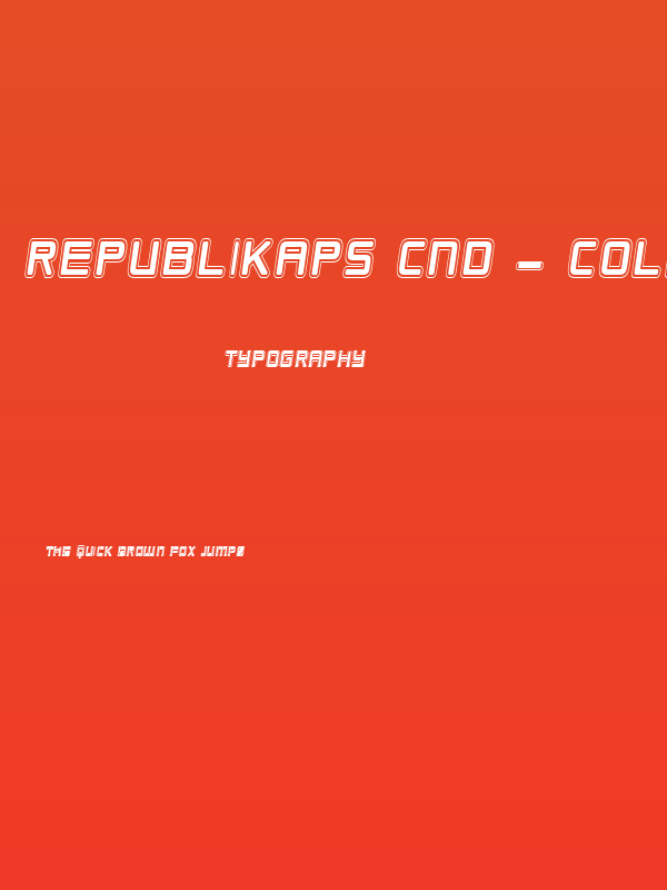Republikaps Cnd - College Italic Poster