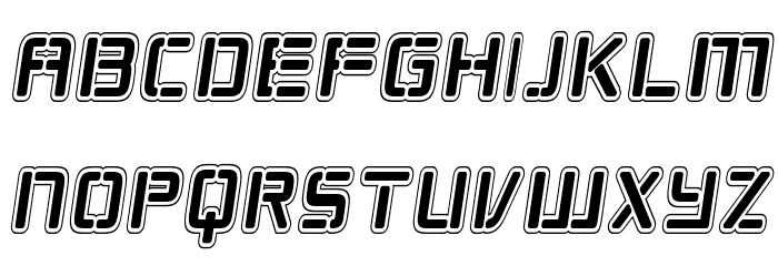 Republikaps Cnd - College Italic Font LOWERCASE