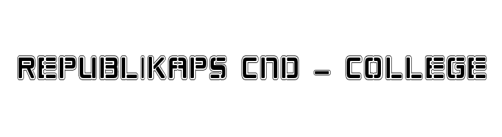 Republikaps Cnd - College  Free Fonts Download