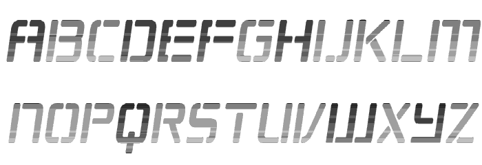 Republikaps Cnd - Haze Italic Font LOWERCASE