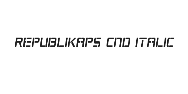 Republikaps Cnd Italic Logo