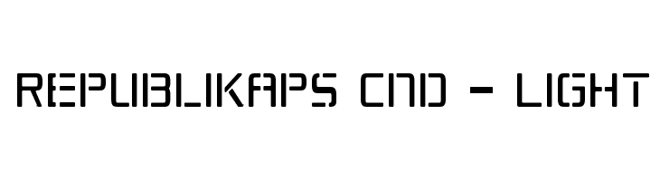Republikaps Cnd - Light Font