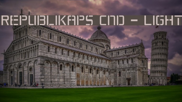 Republikaps Cnd - Light Font examples