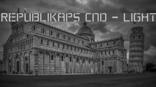 Republikaps Cnd - Light Font examples