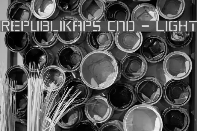Republikaps Cnd - Light Font examples