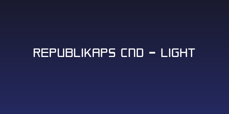 Republikaps Cnd - Light Social Header