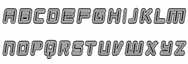 Republikaps Cnd - Maze Italic Font Litere mari
