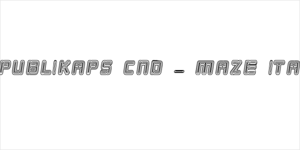Republikaps Cnd - Maze Italic Logo