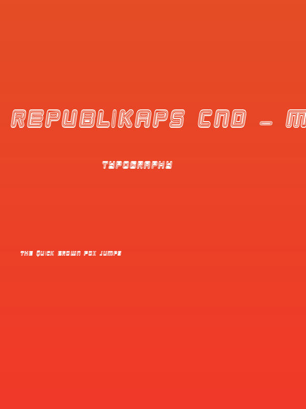 Republikaps Cnd - Maze Italic Poster