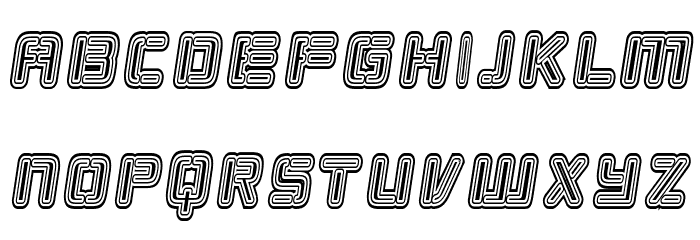 Republikaps Cnd - Maze Italic Font LOWERCASE