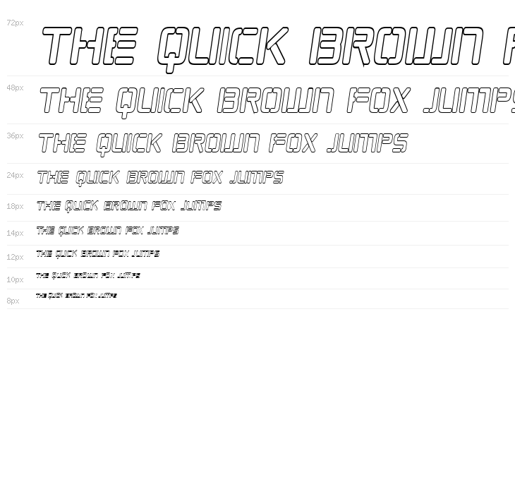 Republikaps Cnd - Outline Italic Waterfall