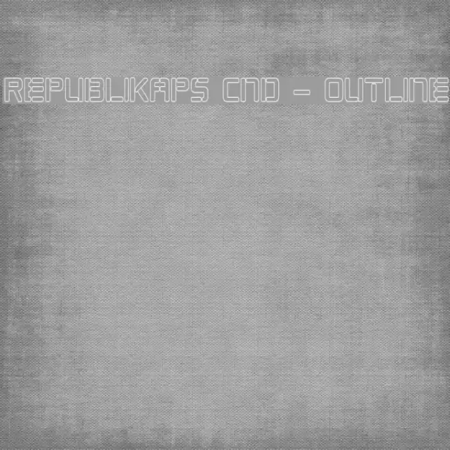 Republikaps Cnd - Outline Font examples