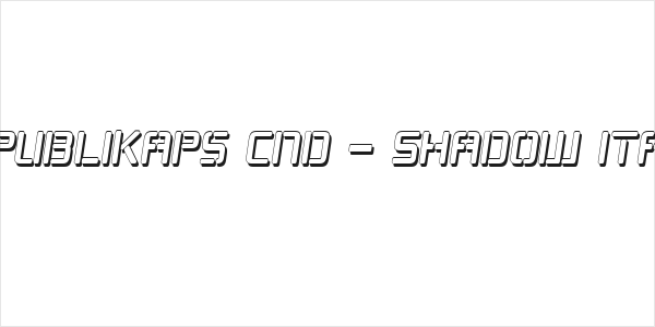 Republikaps Cnd - Shadow Italic Logo