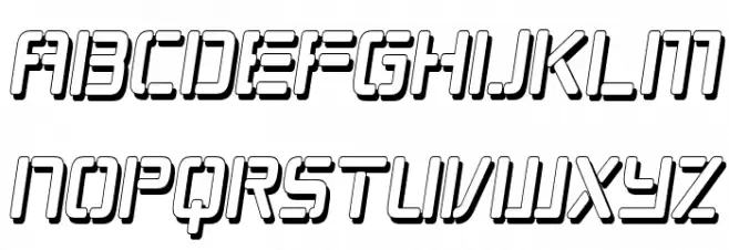 Republikaps Cnd - Shadow Italic Шрифта строчной