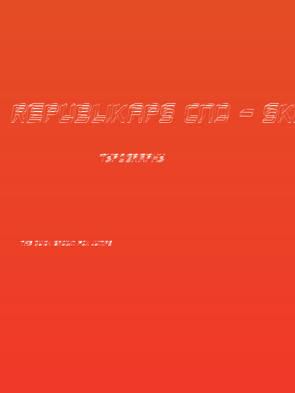 Republikaps Cnd - Sketch Italic Poster