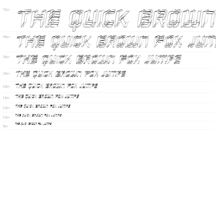 Republikaps Cnd - Sketch Italic Waterfall