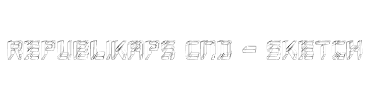 Republikaps Cnd - Sketch Font