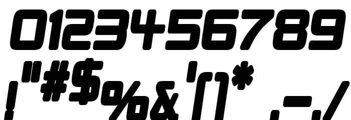Republikaps Cnd - Ultra Italic Font OTHER CHARS