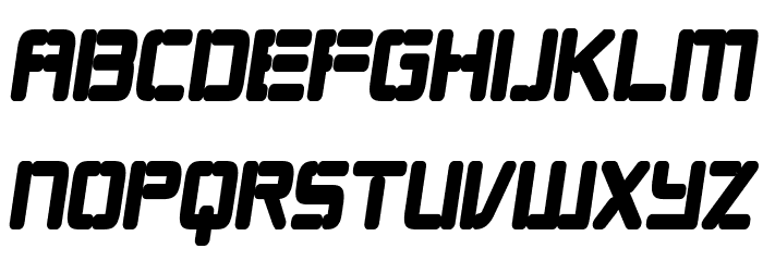 Republikaps Cnd - Ultra Italic Font LOWERCASE