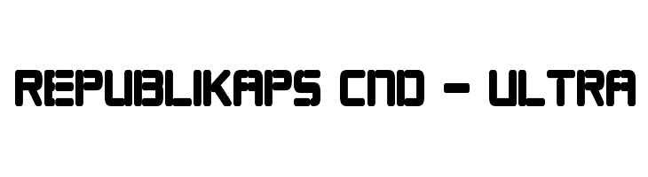 Republikaps Cnd - Ultra Font