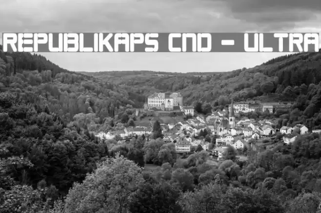 Republikaps Cnd - Ultra Шрифта examples
