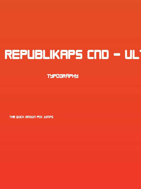 Republikaps Cnd - Ultra Poster