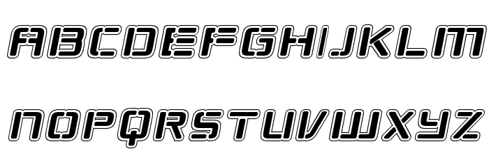 Republikaps - College Italic Font LOWERCASE