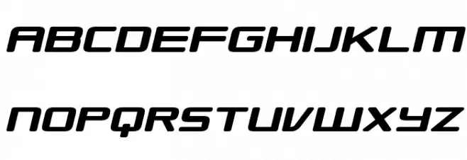Republikaps Exp Bold Italic 字体 大写