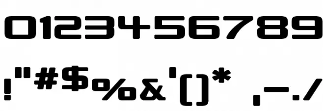 Republikaps Exp Bold Font OTHER CHARS