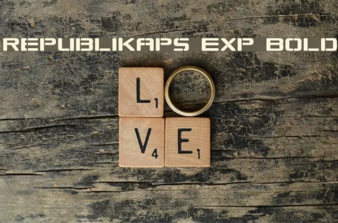 Republikaps Exp Bold Example 3
