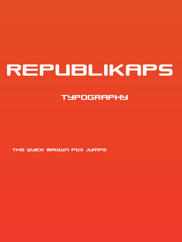 Republikaps Exp Bold Poster