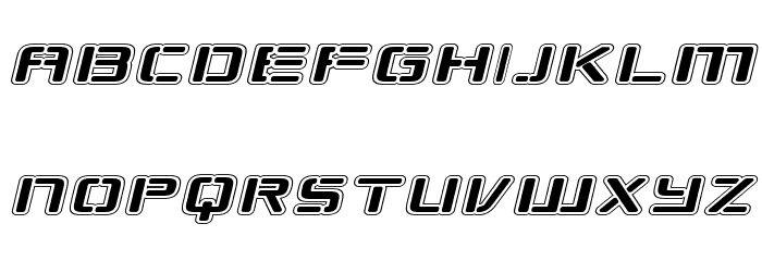 Republikaps Exp - College Italic Font LOWERCASE