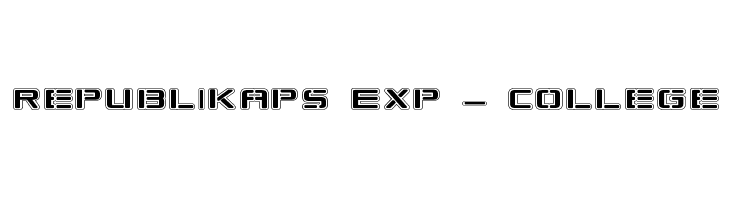 Republikaps Exp - College  Fuentes Gratis Descargar