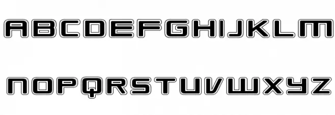 Republikaps Exp - College Шрифта ВЕРХНИЙ
