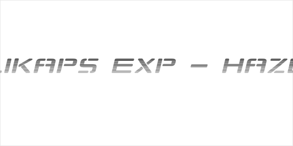 Republikaps Exp - Haze Italic Logo