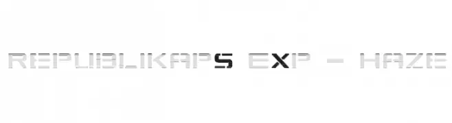 Republikaps Exp - Haze  les polices de caractères gratuit tlcharger