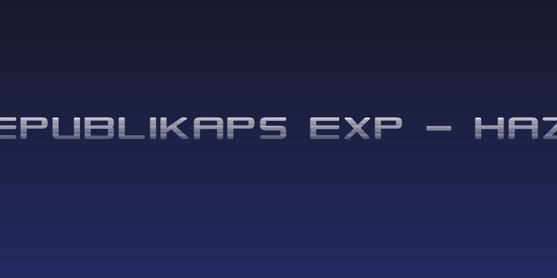 Republikaps Exp - Haze Social Header