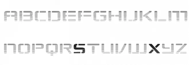 Republikaps Exp - Haze Schriftart Kleinbuchstaben