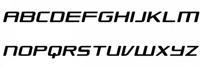 Republikaps Exp Italic フォント 大文字