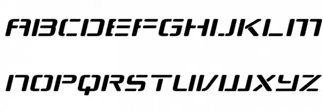 Republikaps Exp Italic Fonte MINÚSCULAS